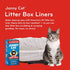 JONNY CAT Heavy Duty Litter Box Liners, Jumbo, 5ct